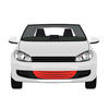 Front Bumper Center Grille w/ Fog Lamp Hole