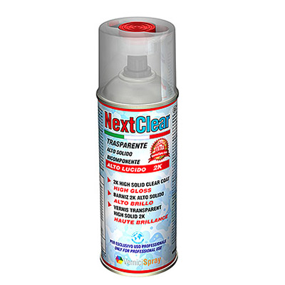 Professional high gloss lacquer 2k - high solid lacquer in spraycan for custom paints