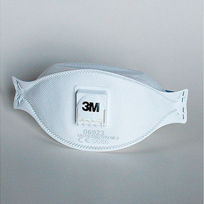 3M - Antipowder respirator P2 folding monouse with valve