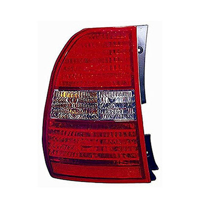 Rear Light without Bulb Holder - Left Side