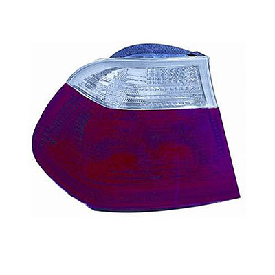 Rear Light Exterior without Bulb Holder - Left side