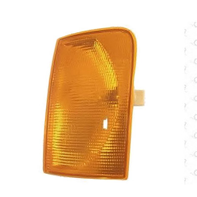 Front Indicator with Bulb Holder - Left side, Orange -