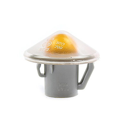 Indicator Lateral Installation without Bulb Holder - Right/Left side, Orange -