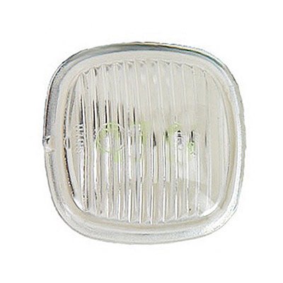 Indicator Lateral Installation without Bulb Holder - Right/Left side, White -