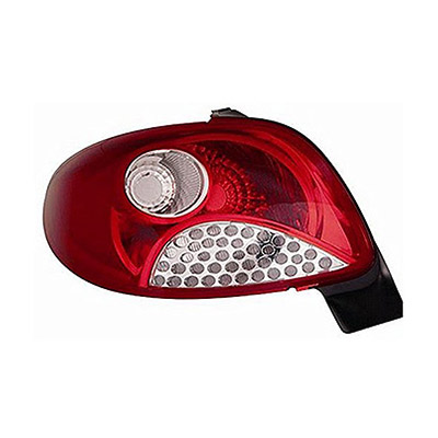 Rear Light without Bulb Holder - Right Side, White/Red