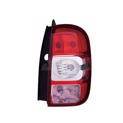 Rear Light without Bulb Holder - Right Side, White/Red