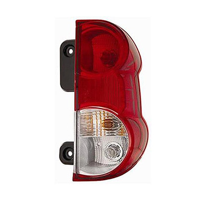 Rear Light without Bulb Holder - Right Side, White/Red