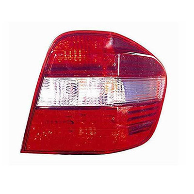 Rear Light without Bulb Holder - Right Side, White/Red