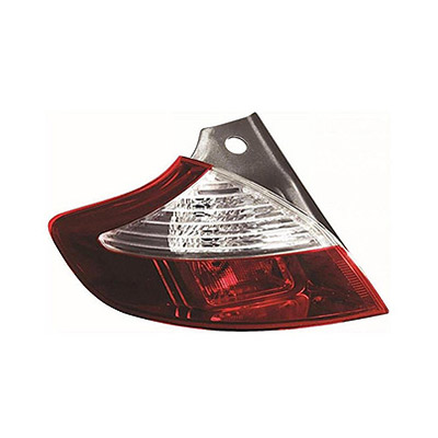 Rear Light without Bulb Holder - Right Side, White/Red
