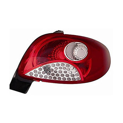 Rear Light without Bulb Holder - Left Side, White/Red