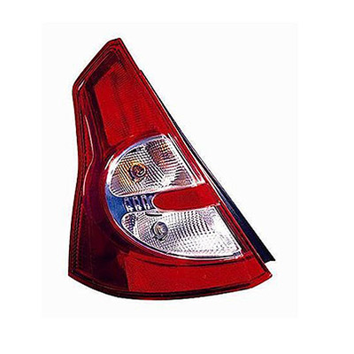 Rear Light without Bulb Holder - Left Side, White/Red