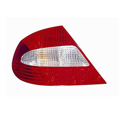 Rear Light without Bulb Holder - Left Side, White/Red