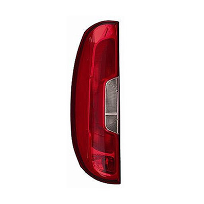 Rear Light without Bulb Holder - Left Side, White/Red