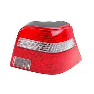 Rear Light without Bulb Holder - Left Side, White/Red