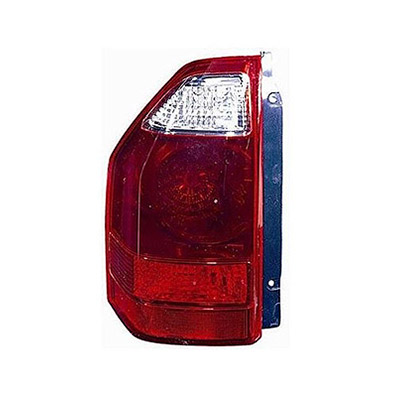 Rear Light without Bulb Holder - Left Side, White/Red
