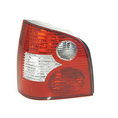 Rear Light without Bulb Holder - Left Side, White/Red