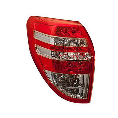 Rear Light without Bulb Holder - Left Side, White/Red