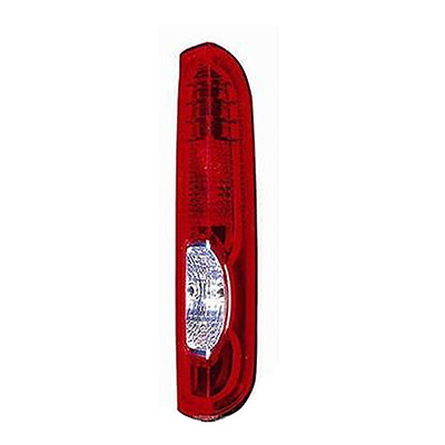 Rear Light without Bulb Holder - Left Side, White/Red