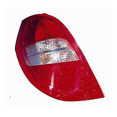 Rear Light without Bulb Holder - Left Side, White/Red