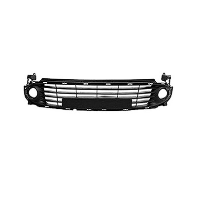 Black Front Bumper Center Grille RENAULT CLIO