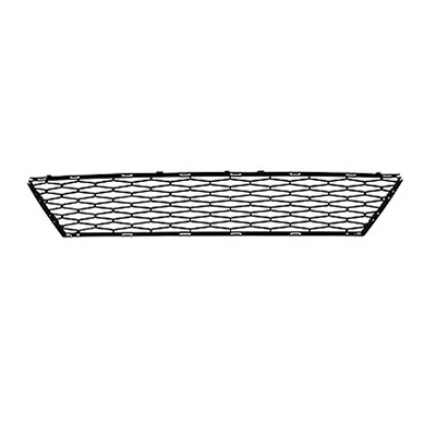 Front Bumper Center Grille - Black
