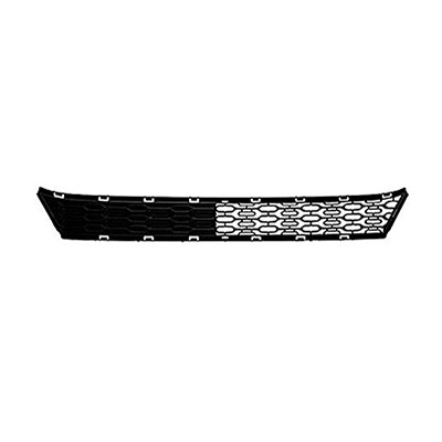 Front Bumper Center Grille - Black