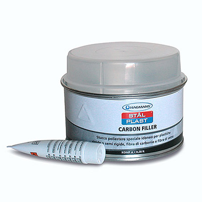 Carbon Filler - Carbon/polyester two-component Filler