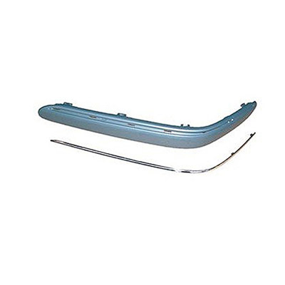 Primed Front Bumper Molding - Left side