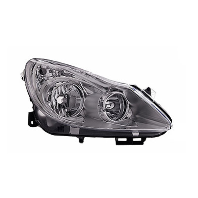 Front Headlight - H7+H1 - Electric without Motor, Right side