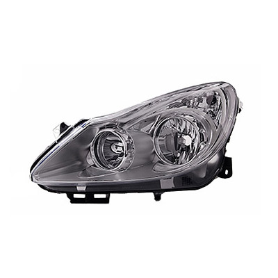 Front Headlight - H7+H1 - Electric without Motor, Left side