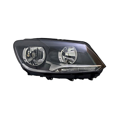 Front Headlight Right side - H7+H15 - Electric with Motor