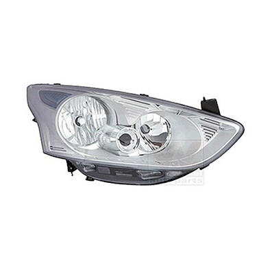 Front Headlight Right side - H7+H15 - Electric with Motor