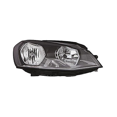 Front Headlight Right side - H7+H15 - Electric with Motor