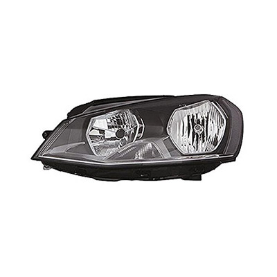 Front Headlight Left side - H7+H15 - Electric with Motor