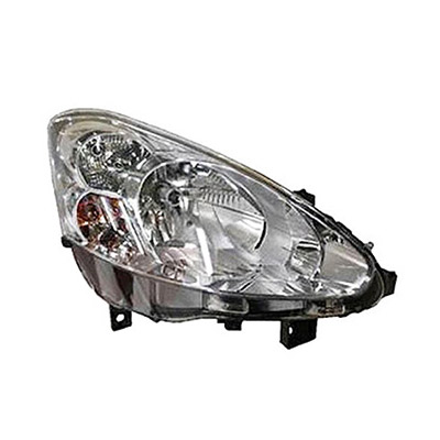 Front Headlight, H4 - Electric with Motor - Right side