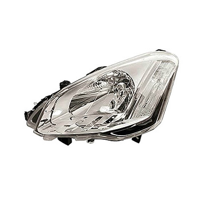 Front Headlight, H4 - Electric with Motor - Left side
