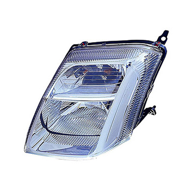 Front Headlight, H4 - Electric with Motor - Left side