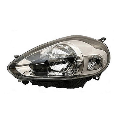 Front Headlight, H4 - Electric with Motor - Left side