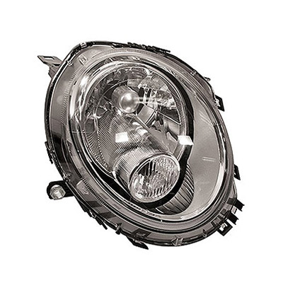 Front Headlight, H4 - Electric with Motor - Left side