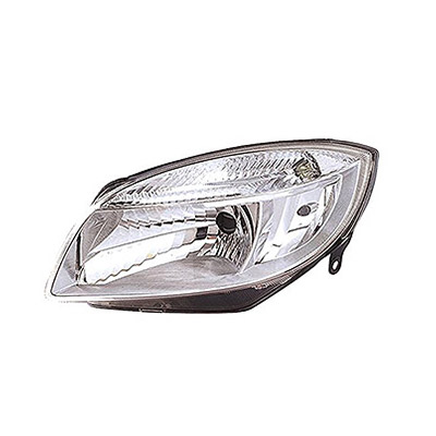 Front Left Headlight Electric with Motor SKODA FABIA