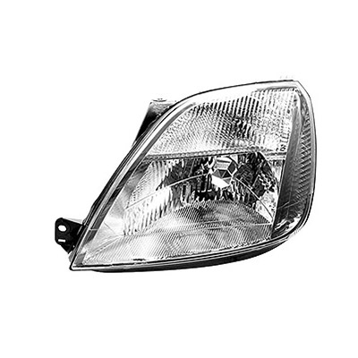 Front Headlight, H4 - Electric with Motor - Left side