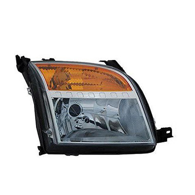 Front Headlight, H4 - Electric with Motor - Left side