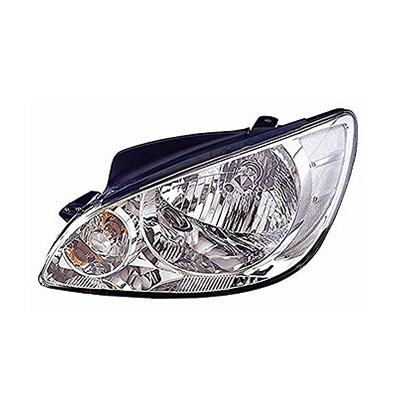Front Headlight, H4 - Electric with Motor - Left side