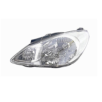 Front Headlight, H4 - Electric with Motor - Left side
