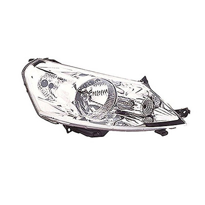 Front Headlight, H4 - Electric with Motor - Left side