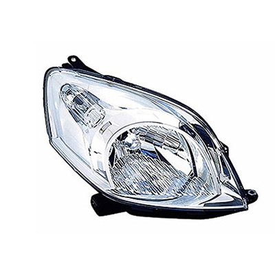 Front Headlight, H4 - Electric with Motor - Left side