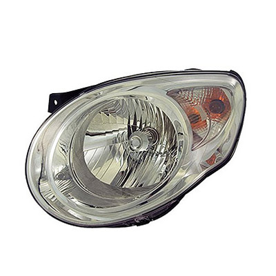 Front Headlight, H4 - Electric with Motor - Left side