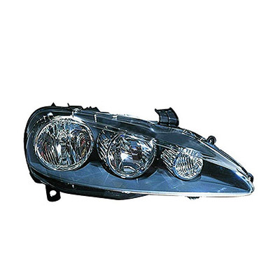 Right Front Headlight, H7+H1 - Electric with Motor
