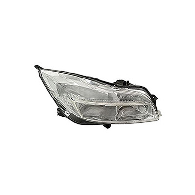 Right Front Headlight, H7+H1 - Electric with Motor