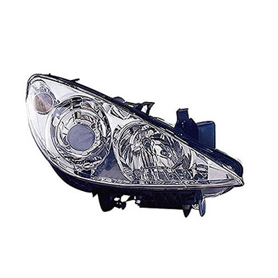 Right Front Headlight, H7+H1 - Electric with Motor